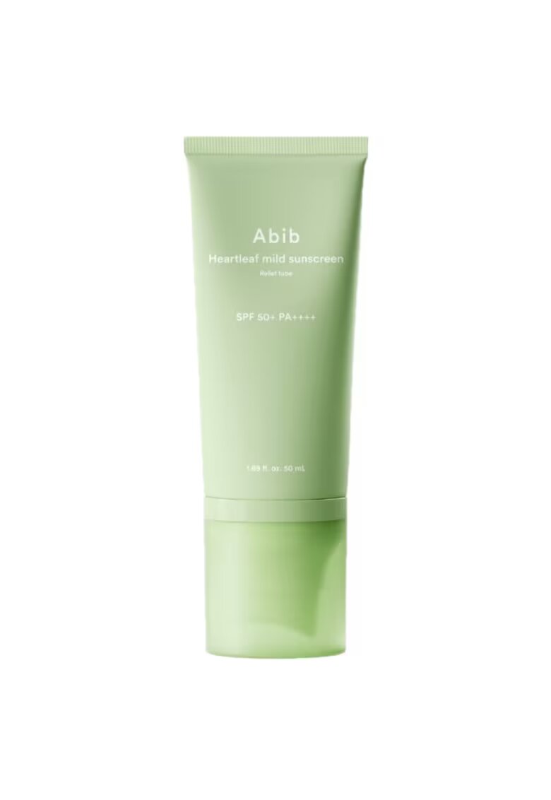 ABIB Crema de protectie solara - Heartleaf Mild Sunscreen Relief Tube SPF50+ PA++++ - 50 ml