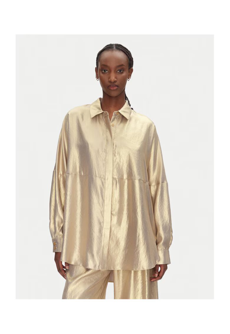 Access fashion Camasa dama 53-7016 - Poliester - Auriu - Auriu