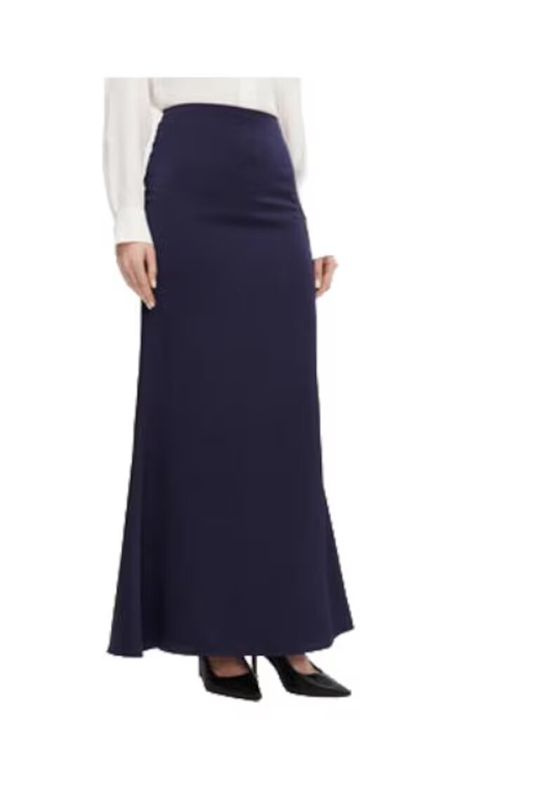 Access fashion Fusta dama poliester - bleumarin