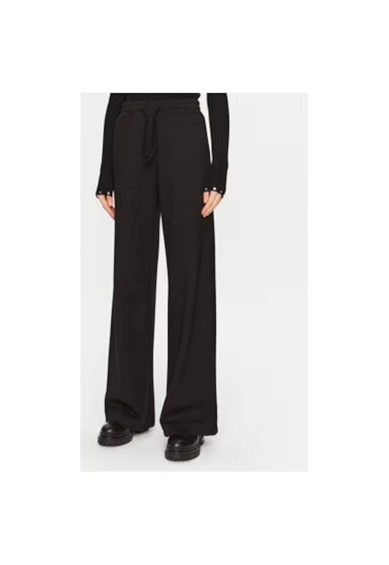 Access fashion Pantaloni dama - 304937798 - Viscoza/Nylon - Negru - Negru
