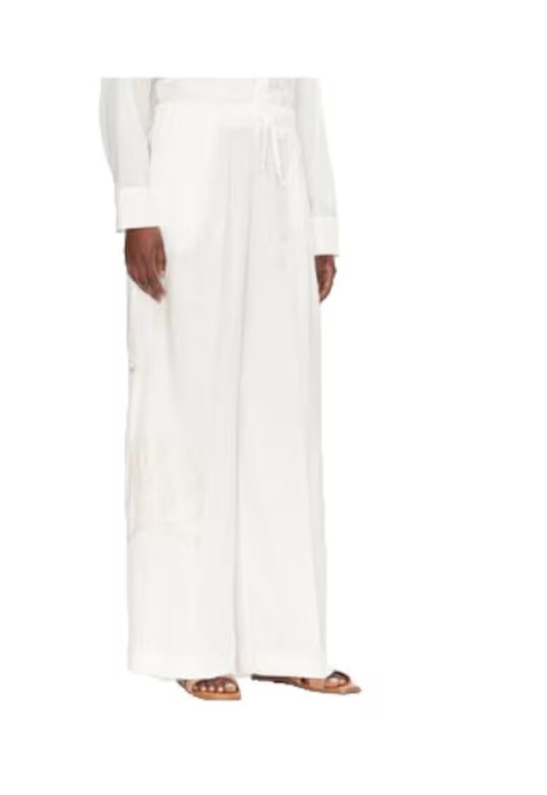 Access fashion Pantaloni dama FASHION-53-5087-133 - In/Rayon - Alb