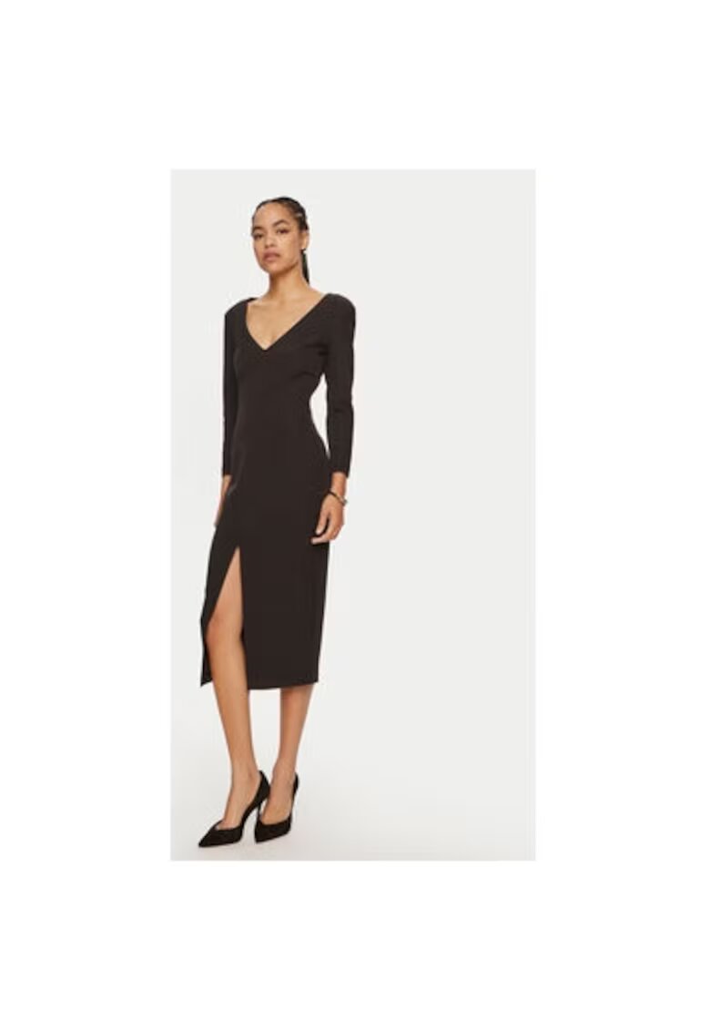 Access fashion Rochie dama - 304686979 - Poliester reciclat/Poliester - Negru - Negru