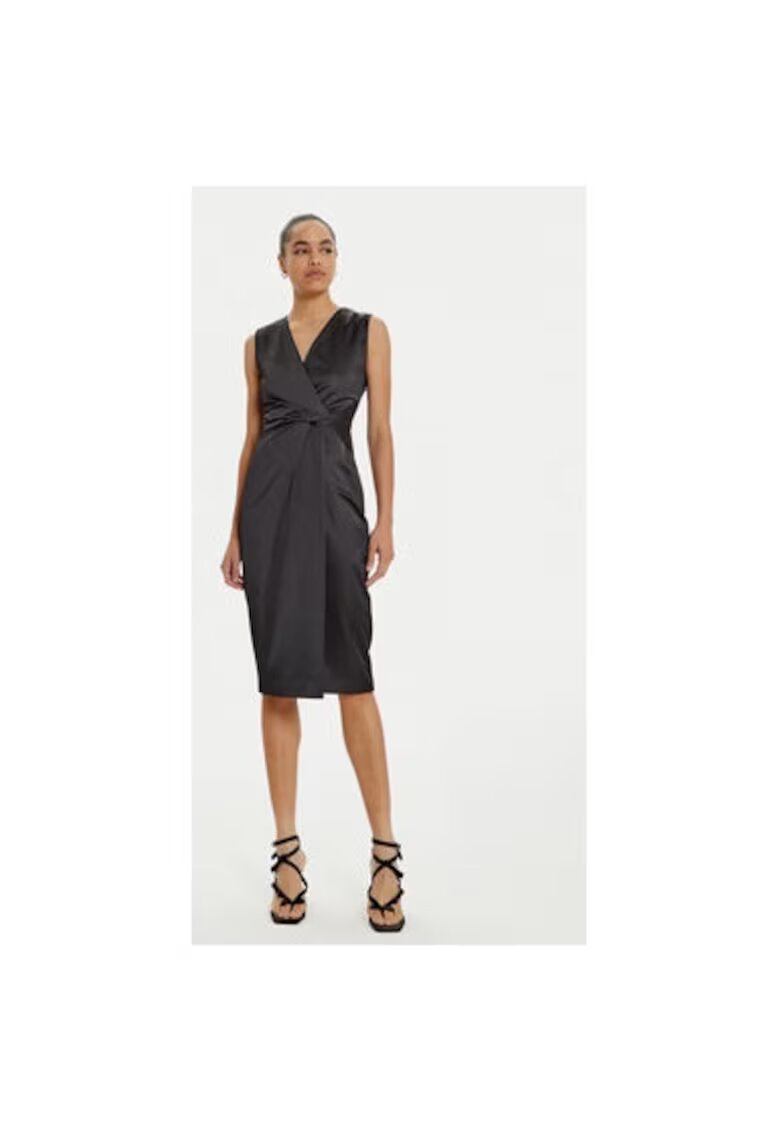 Access fashion Rochie dama - 304687013 - Poliester - Negru - Negru