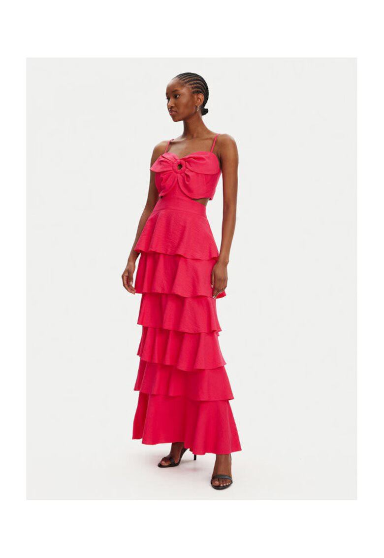 Access fashion Rochie dama 53-3365 - Rayon/Nylon - Roz - Roz