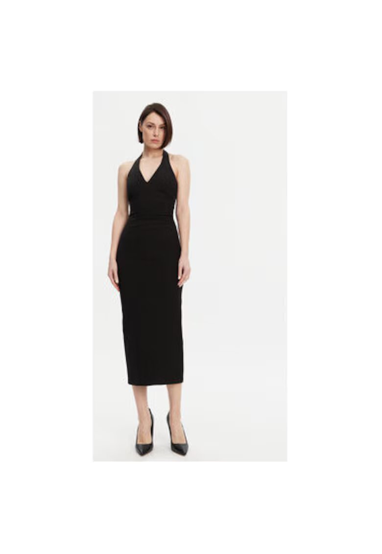 Access fashion Rochie dama 53-3403 - Poliester reciclat - Negru - Negru