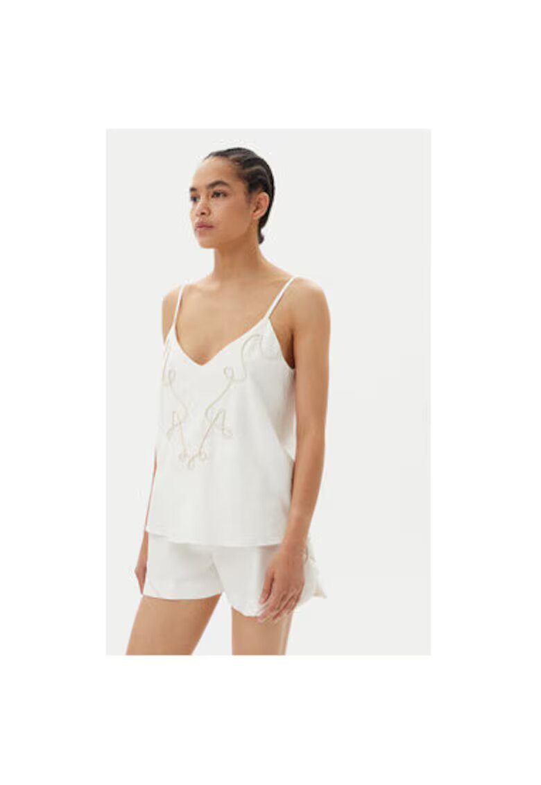 Access fashion Top dama 53-2212 - In/Rayon - Alb - Alb