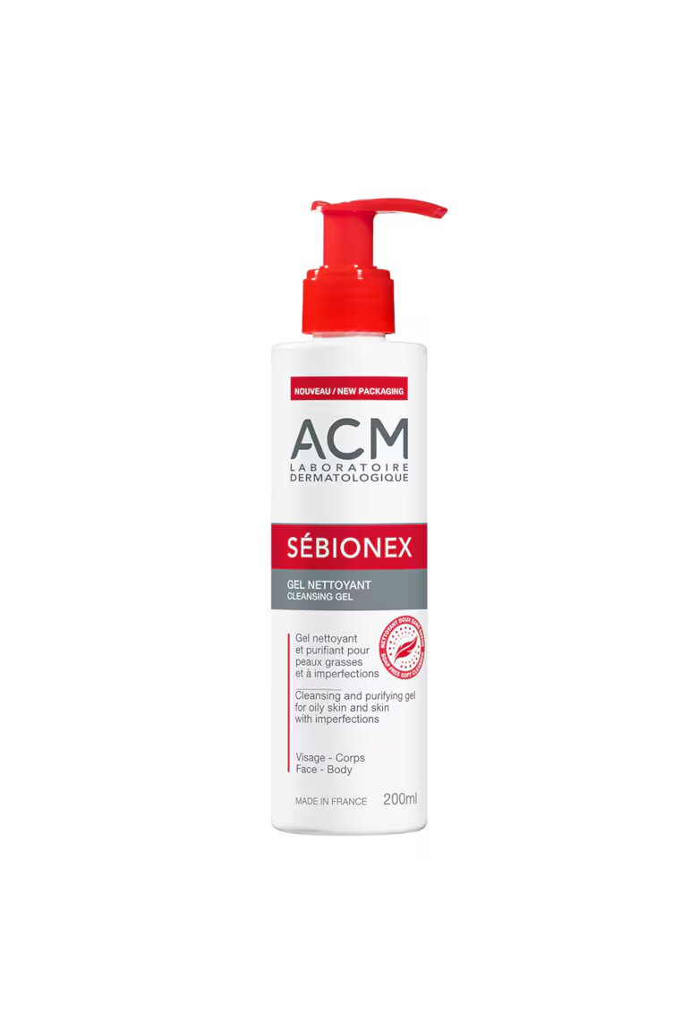 ACM Laboratoire Dermatologique Gel de curatare ACM Sebionex pentru pielea cu imperfectiuni - 200 ml