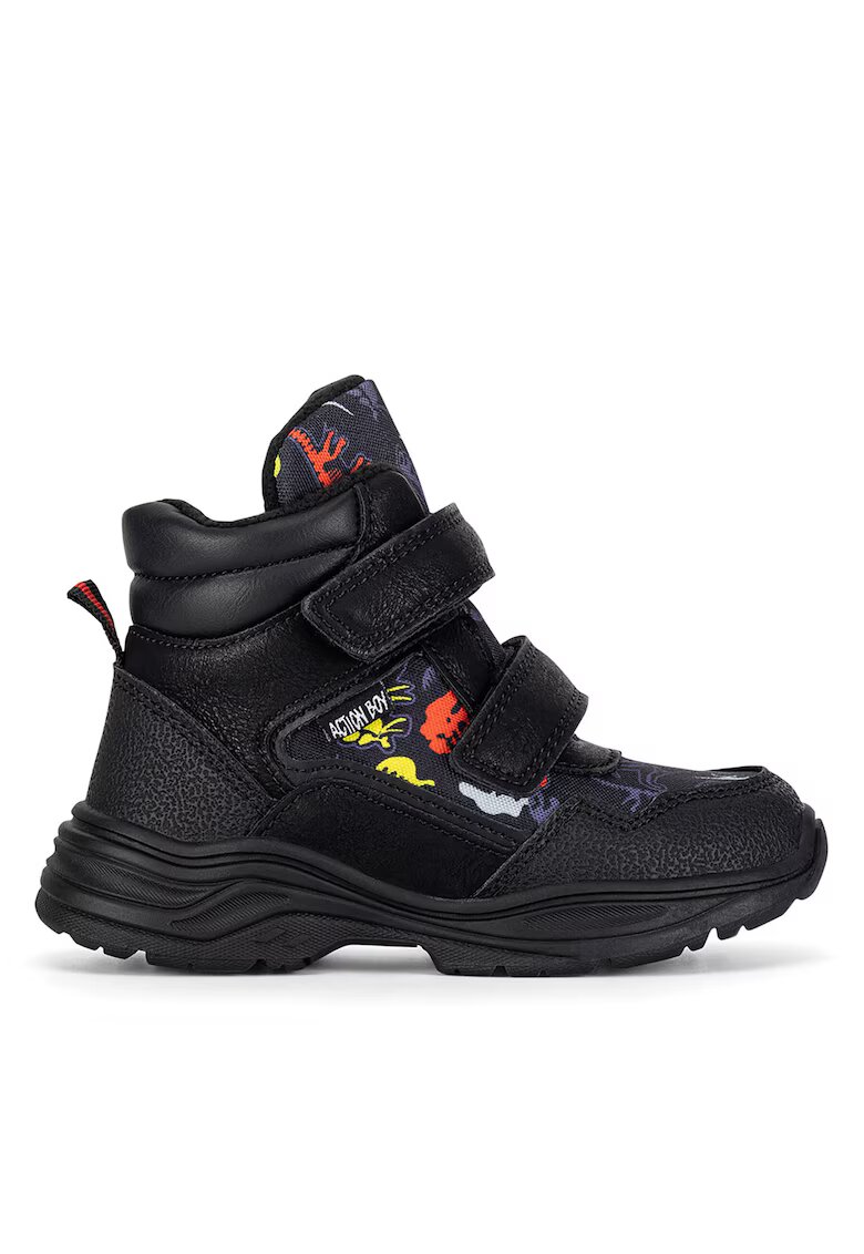 Action Boy Ghete sport baieti - plastic - negru