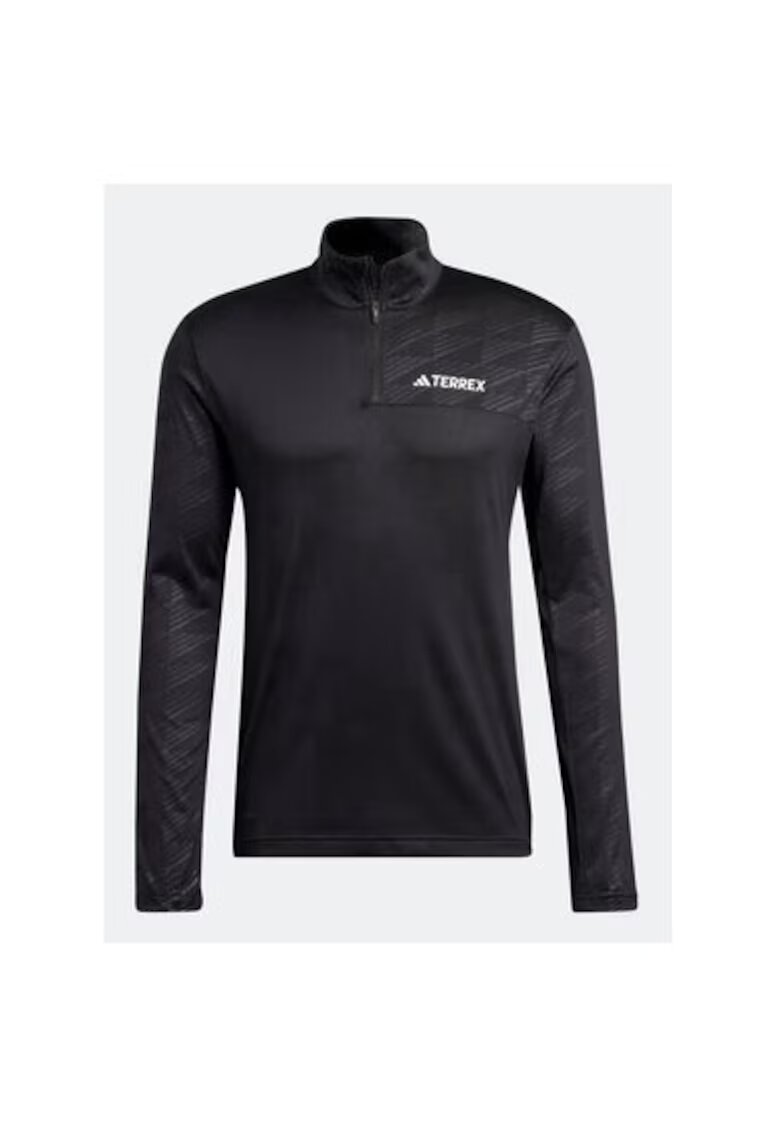 adidas Bluza barbati - 301697541 - Poliester reciclat - Negru - Negru