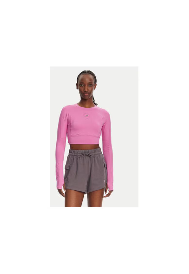 adidas Bluza crop de fitness by Stella McCartney