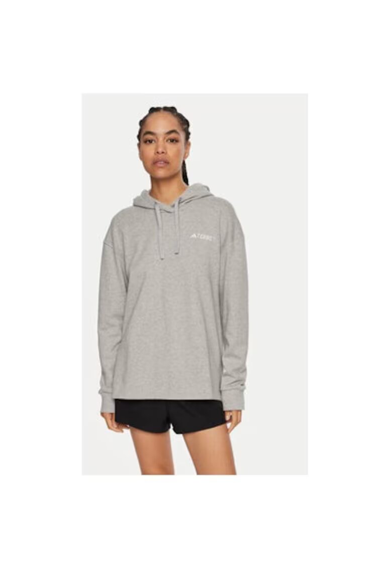 adidas Bluza dama - 304055577 - Bumbac organic - Gri - Gri