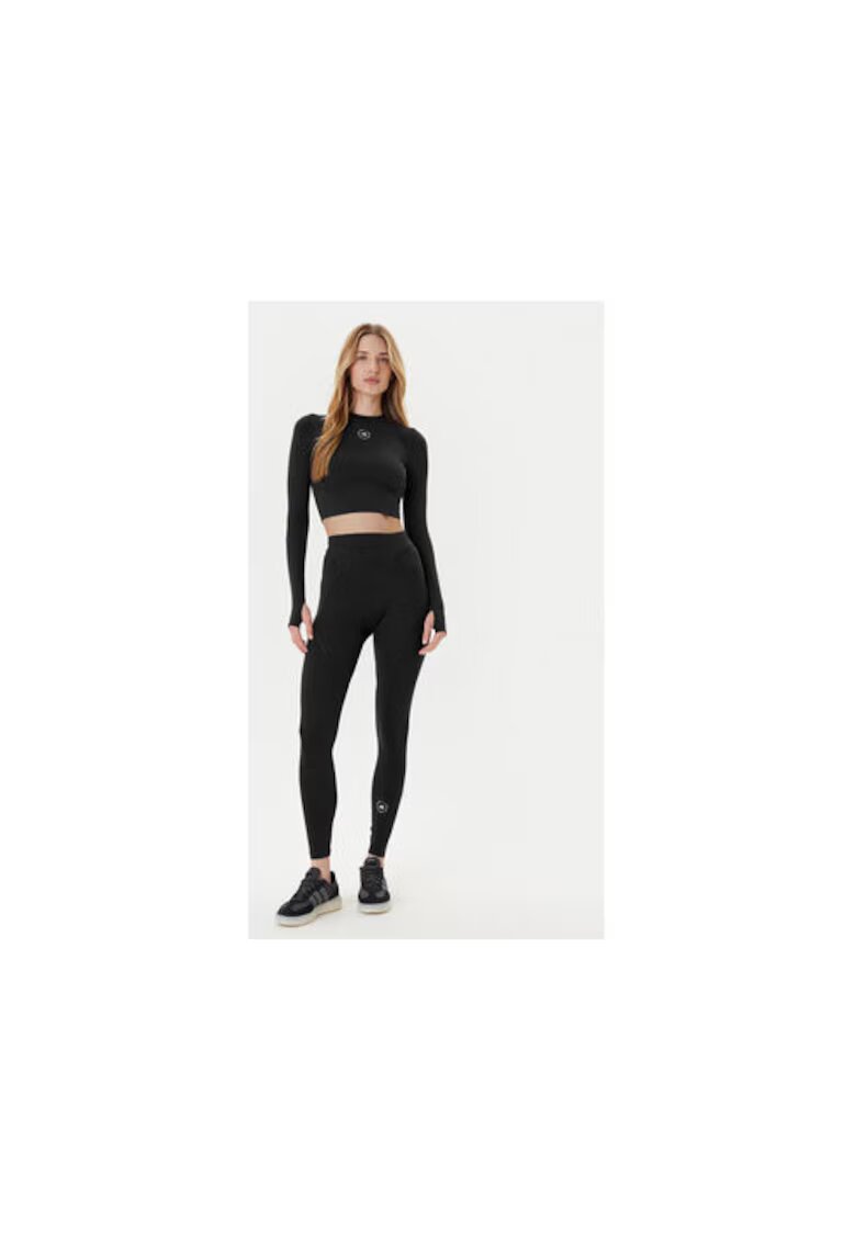 adidas Bluza de fitness crop cu logo