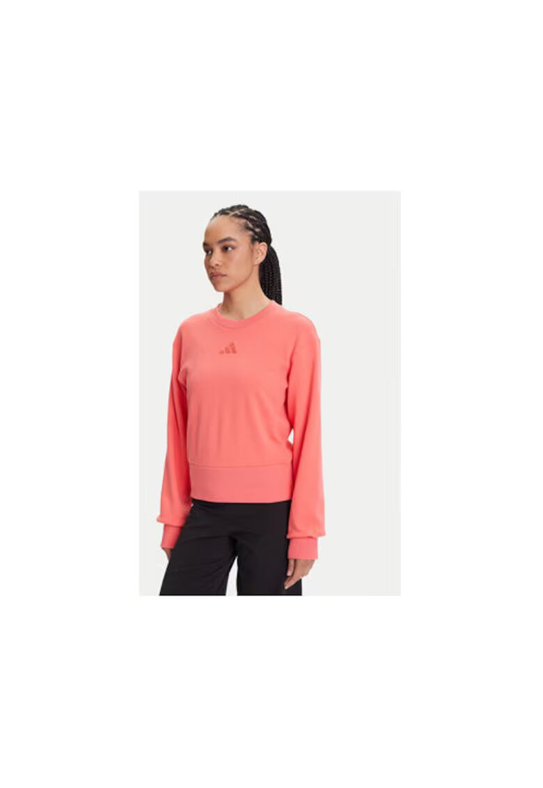adidas Bluza de trening cu logo frontal