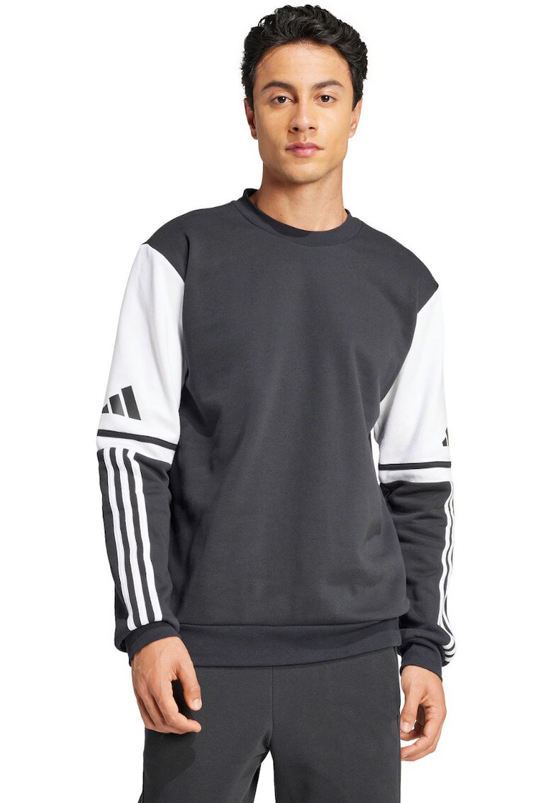 adidas Bluza sport barbati Squadra 25 - gri - bumbac si poliester reciclat - croiala regulata -