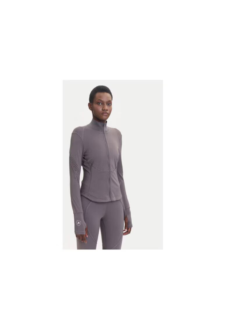 adidas Bluza sport cu fermoar slim fit