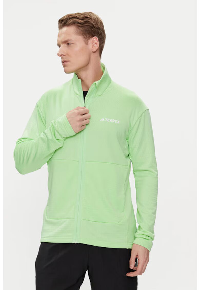 adidas Bluza tehnica barbati - 303461201 - Poliester recliclat - Verde - Verde