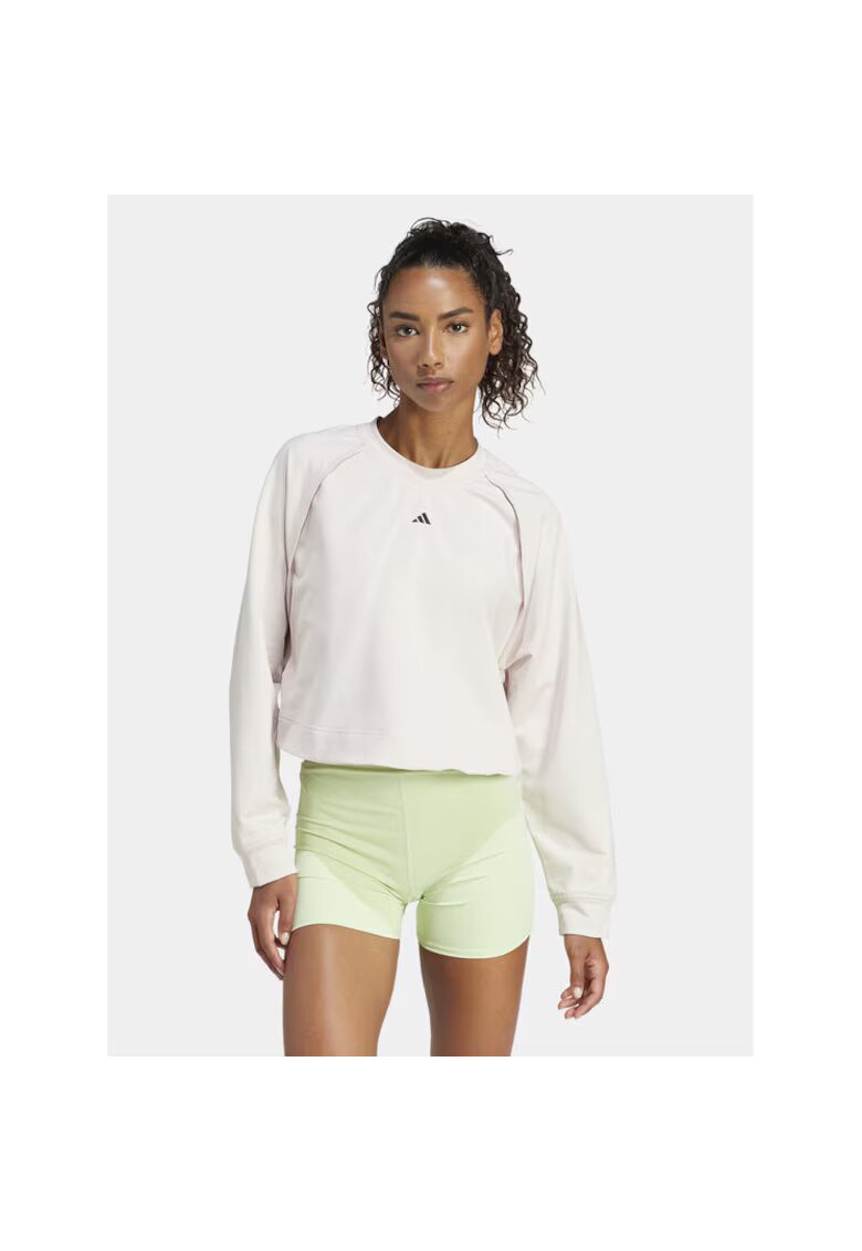 adidas Bluza termica dama - 303461263 - Poliester reciclat/Bumbac - Roz - Roz