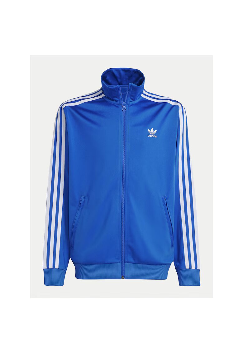adidas Bluzon cu fermoar si logo lateral