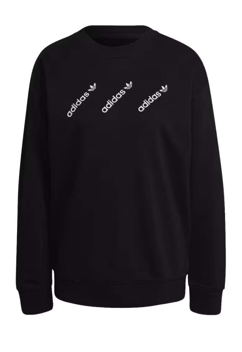 adidas Bluzon din bumbac cu logo -