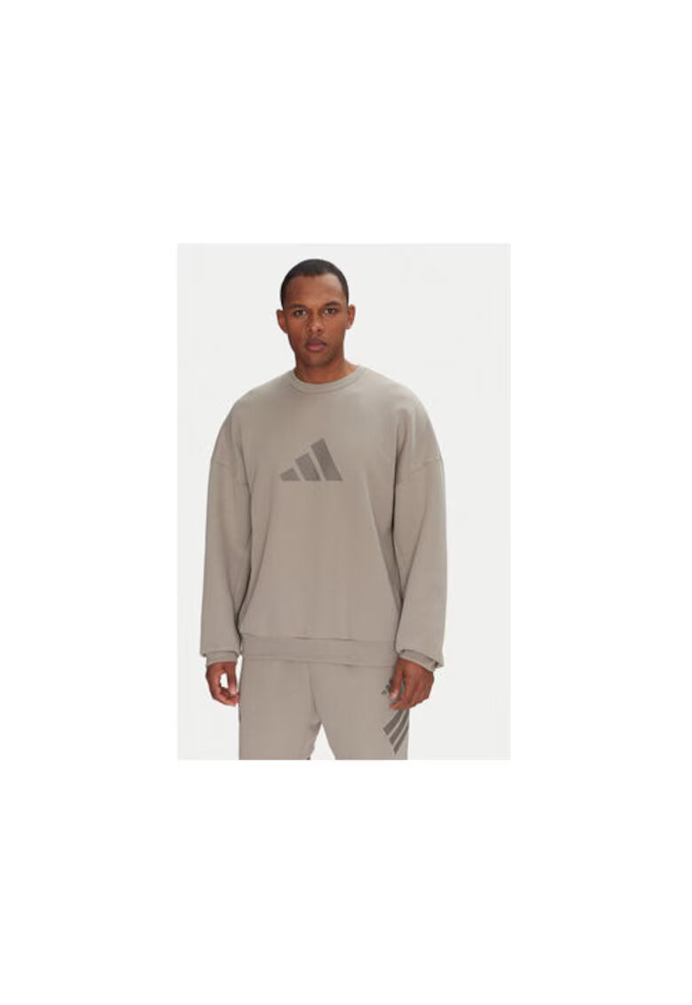 adidas Bluzon fitness cu imprimeu logo