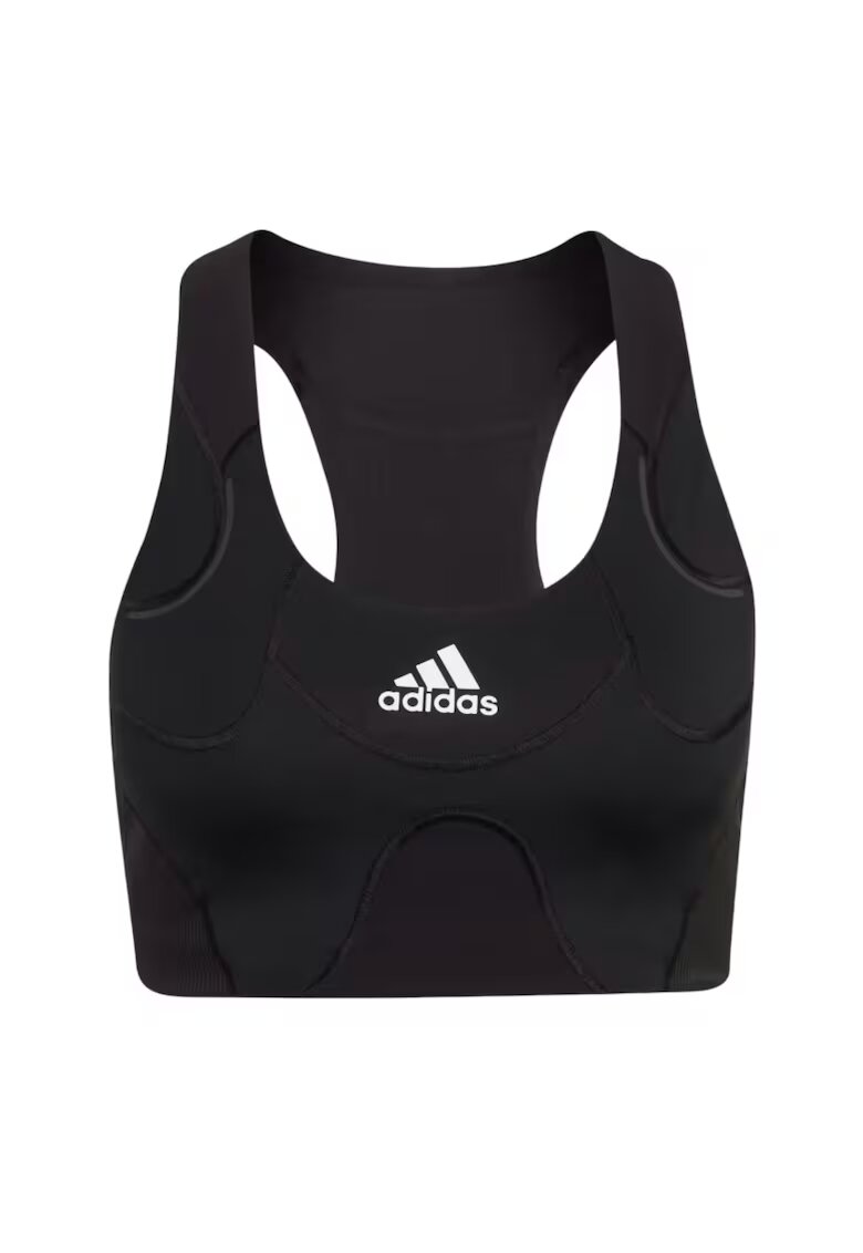 adidas Bustiera sport poliester/elastan - negru -