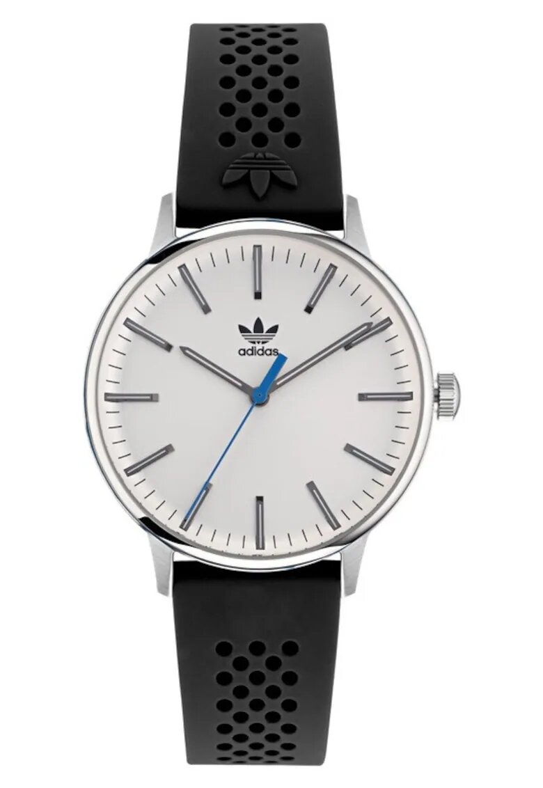 adidas Ceas barbatesc CODE ONE - curea silicon negru - carcasa inox argintie - diametru 38mm - rezistenta la apa 5 ATM