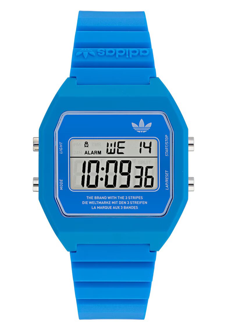 adidas Ceas barbatesc Digital Two - digital - albastru - 36x10mm - curea din rasina
