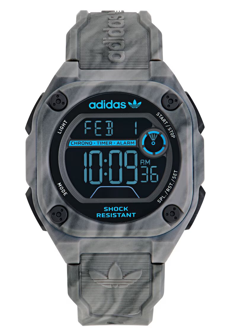 adidas Ceas barbatesc model CITY TECH TWO GRFX - gri - curea din rasina - rezistenta la apa 10 ATM