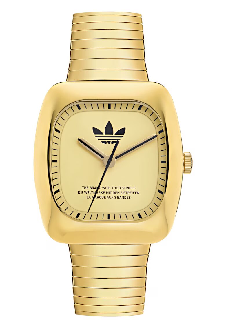 adidas Ceas barbatesc RETRO WAVE ONE - mecanism Quartz - rezistenta la apa 5 ATM - auriu