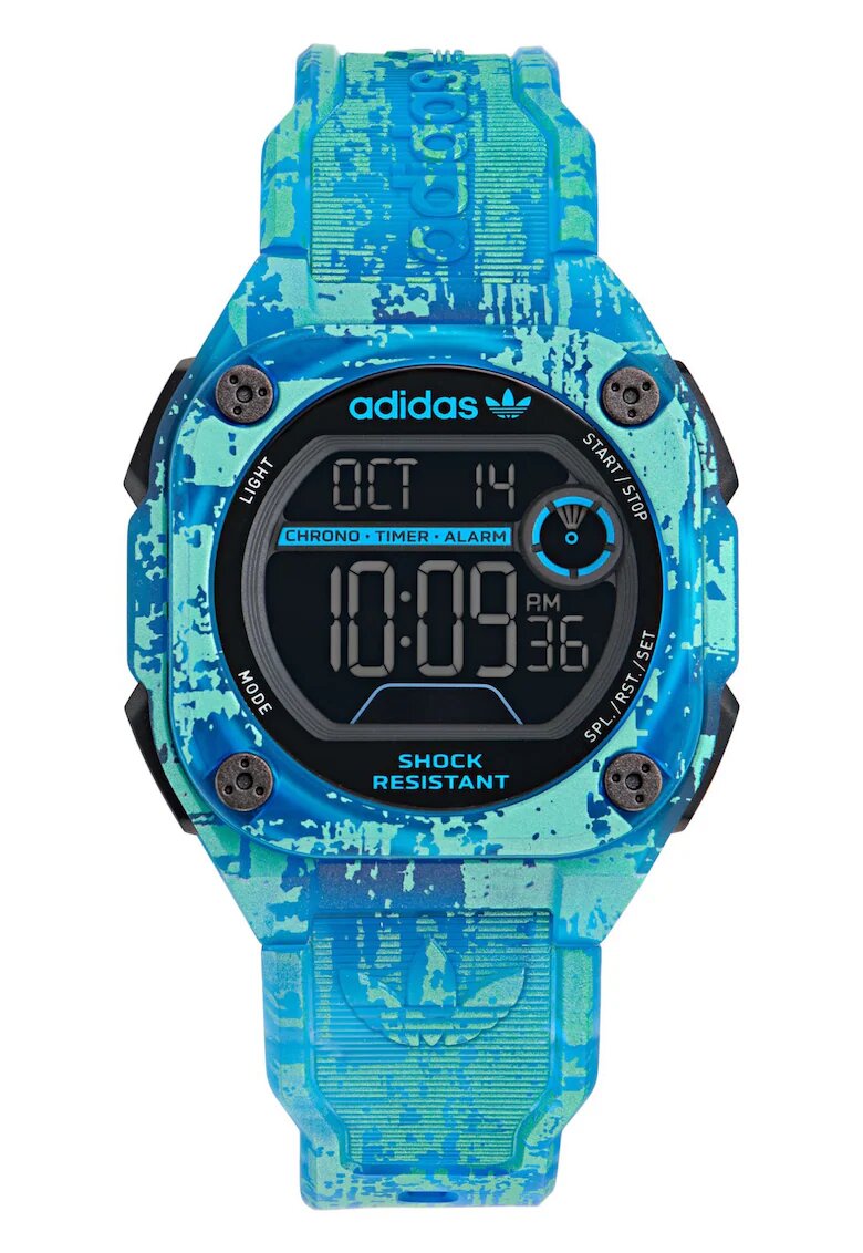 adidas Ceas barbati - City Tech Two - Quartz - Afisaj digital - Albastru