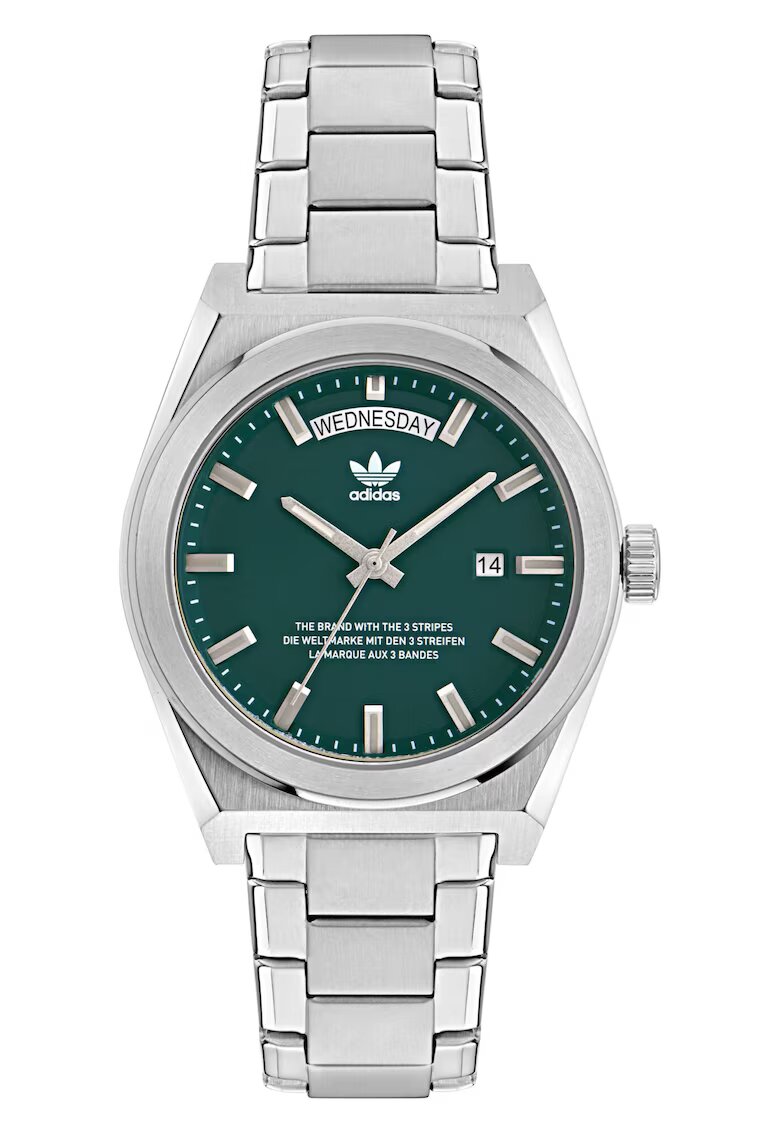 adidas Ceas Barbati - Quartz - Inox - Rezistenta la apa 5 ATM - Argintiu