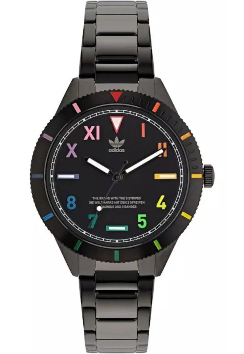 adidas Ceas dama model EDITION THREE SMALL - inox - negru - 36mm