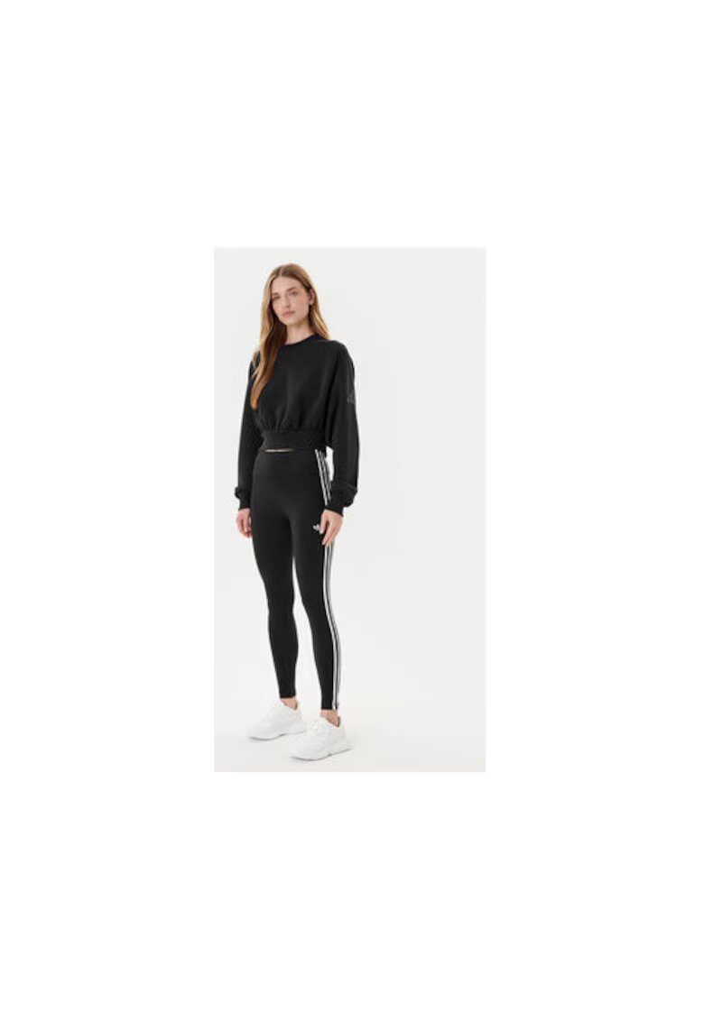 adidas Colanti din bumbac cu talie inalta