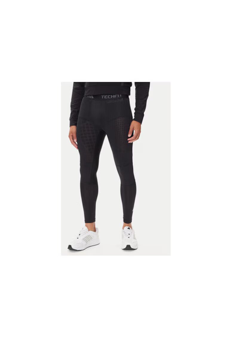 adidas Colanti din poliester cu talie inalta