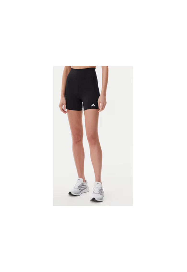 adidas Colanti scurti cu logo si talie inalta