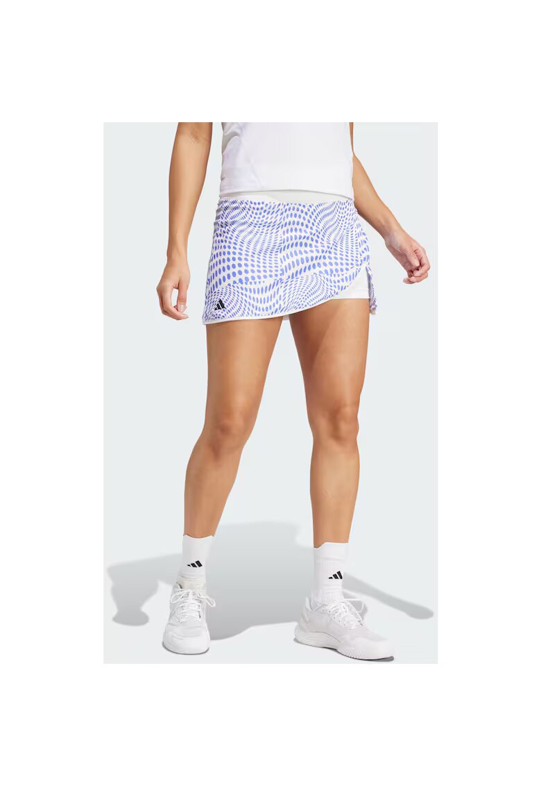 adidas Fusta femei Club Graphic Skirt - Albastru - Albastru