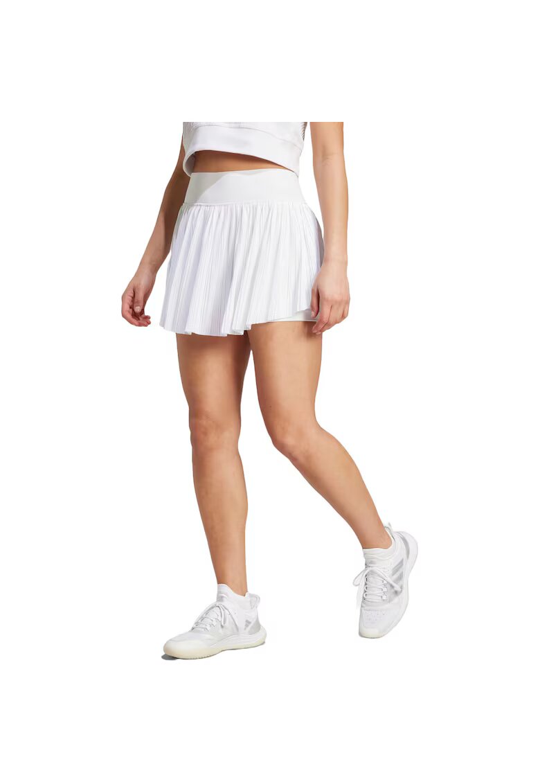 adidas Fusta femei Tennis Pro Pleated AEROREADY Skirt - Alb - Alb