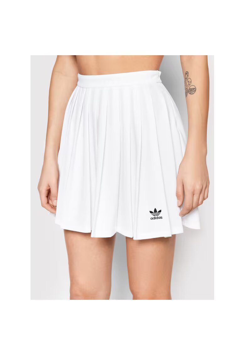 adidas Fusta plisata pentru femei alba
