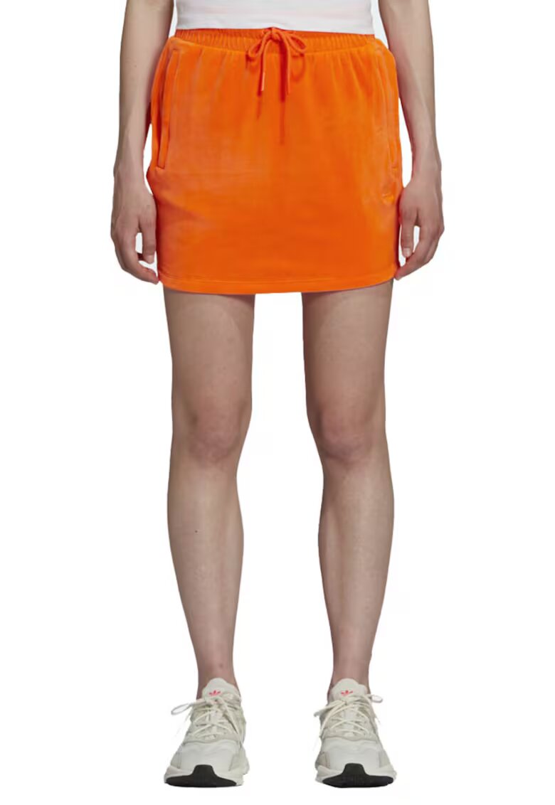 adidas Fusta scurta cu aspect catifelat -