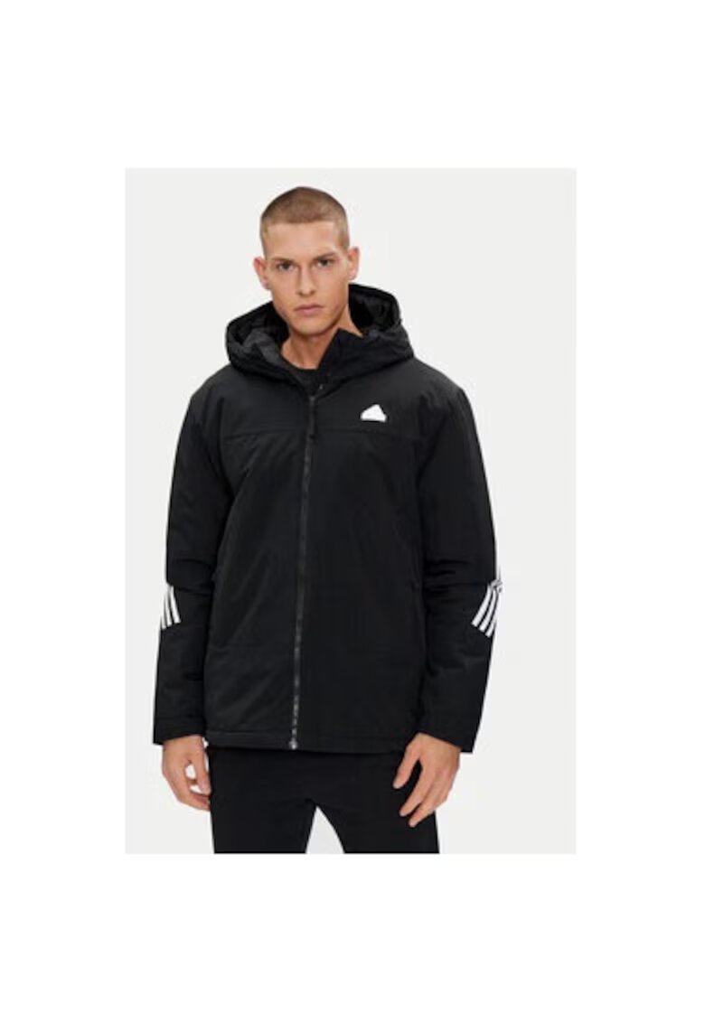 adidas Geaca barbati - 302671403 - Poliamida - S INTL - Negru