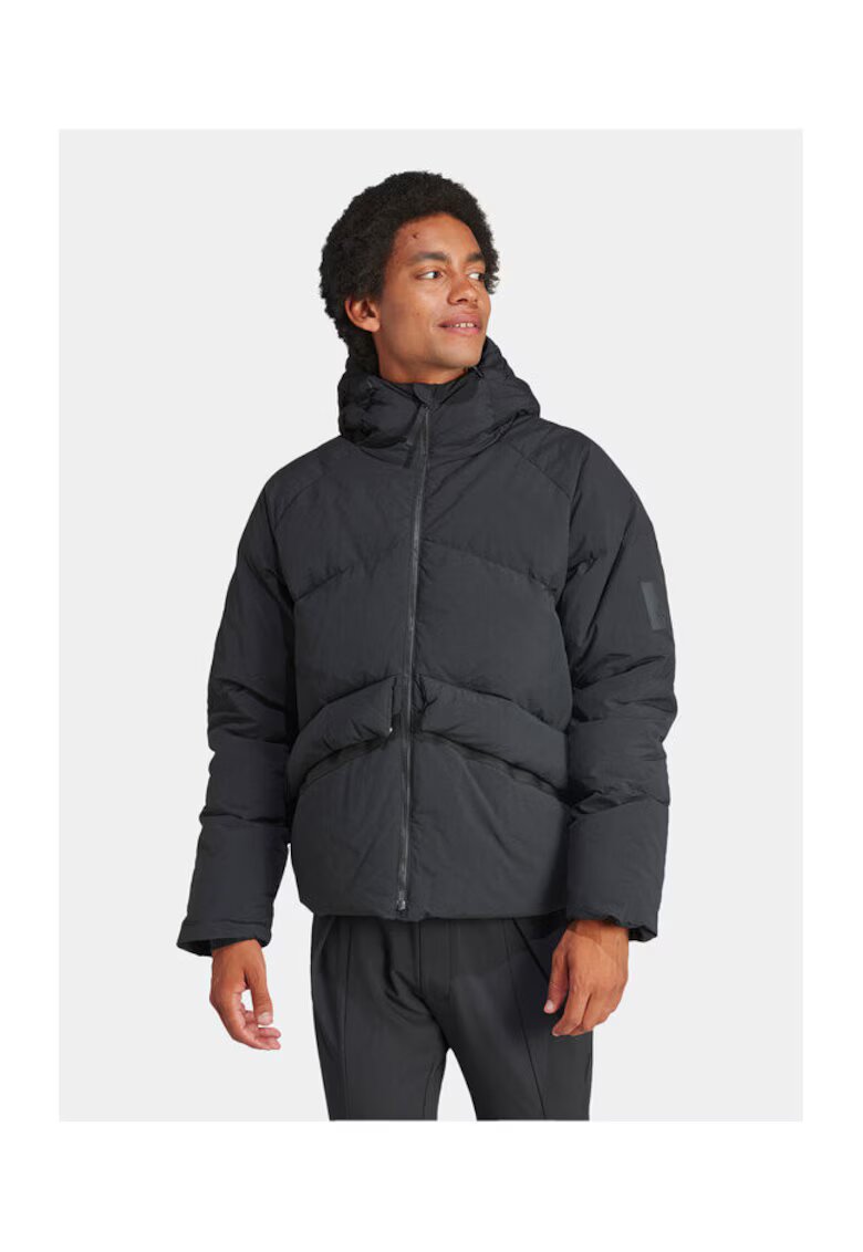 adidas Geaca barbati - 302824496 - Poliamida - XL INTL - Negru