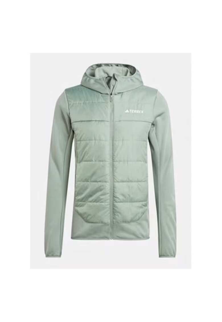 adidas Geaca barbati - 303455231 - Poliester reciclat - Verde - Verde
