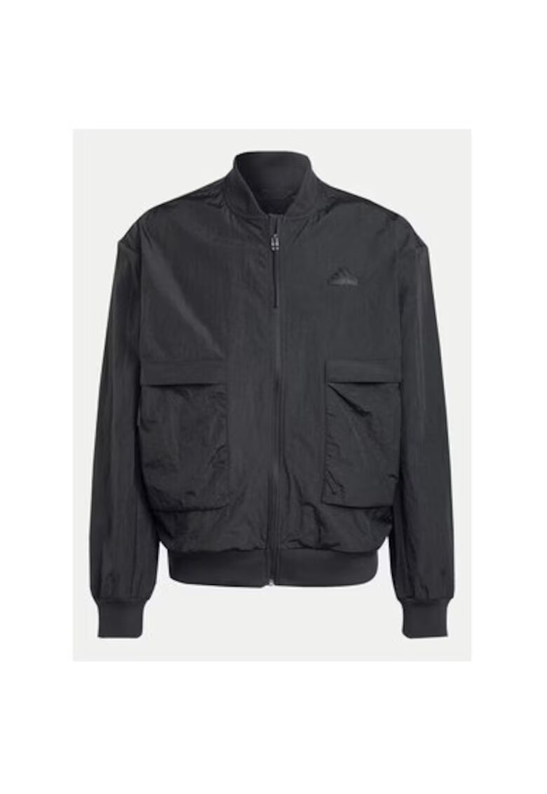 adidas Geaca barbati - 303898779 - Poliamida - Negru - Negru