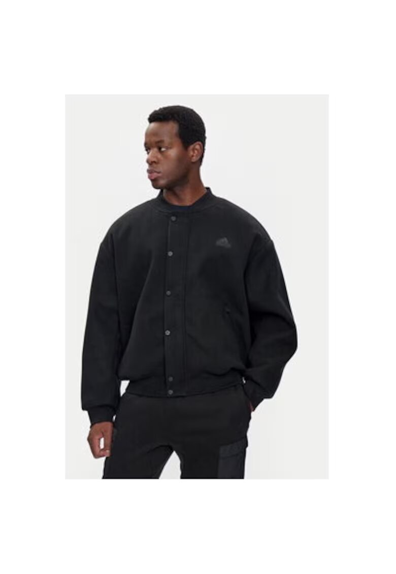 adidas Geaca barbati - 303986414 - Poliester reciclat/Bumbac - Negru - Negru