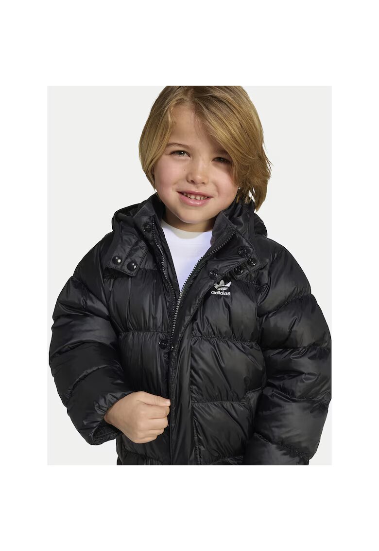 adidas Geaca de puf unisex copii negru - sport