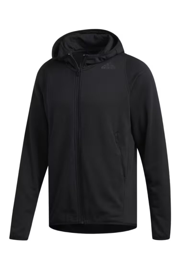 adidas Hanorac barbati - Poliester/Viscoza - Negru -