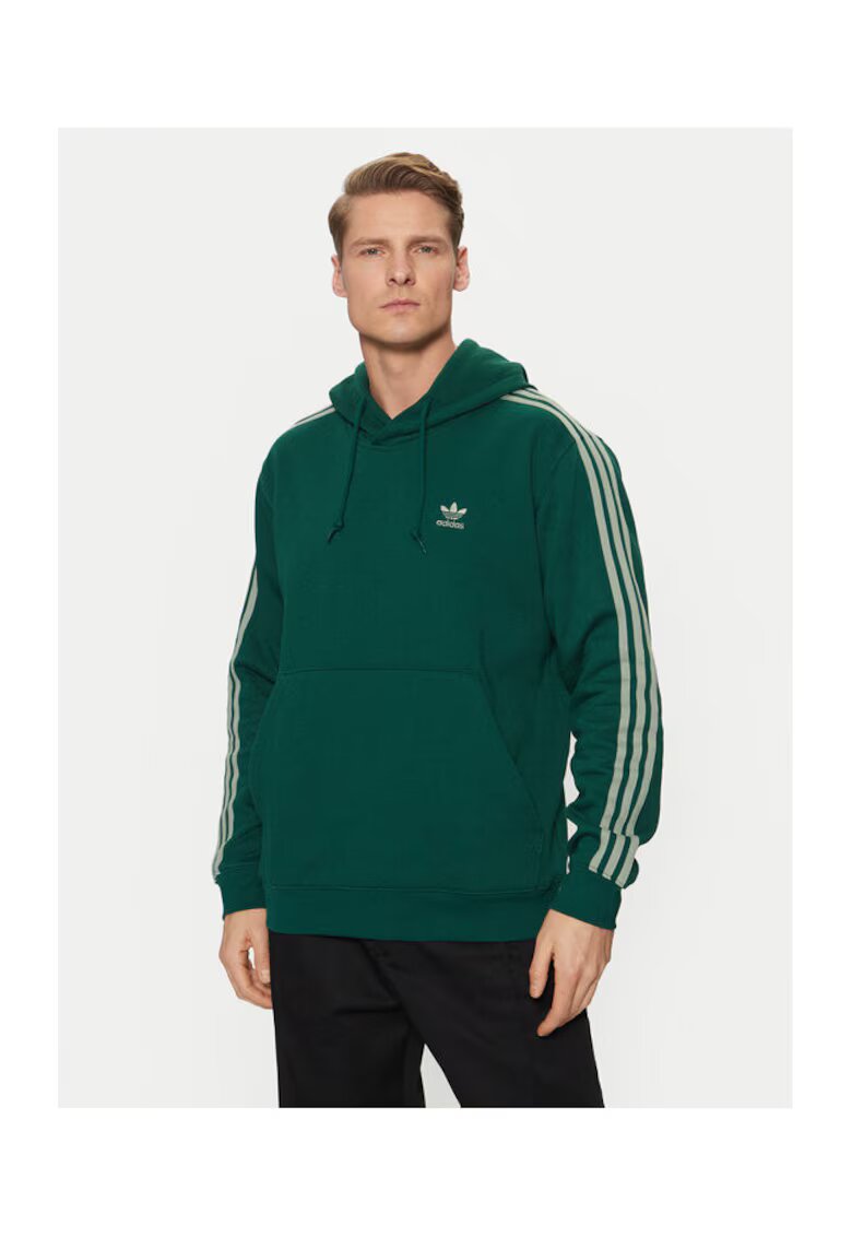 adidas Hanorac barbati verde - S