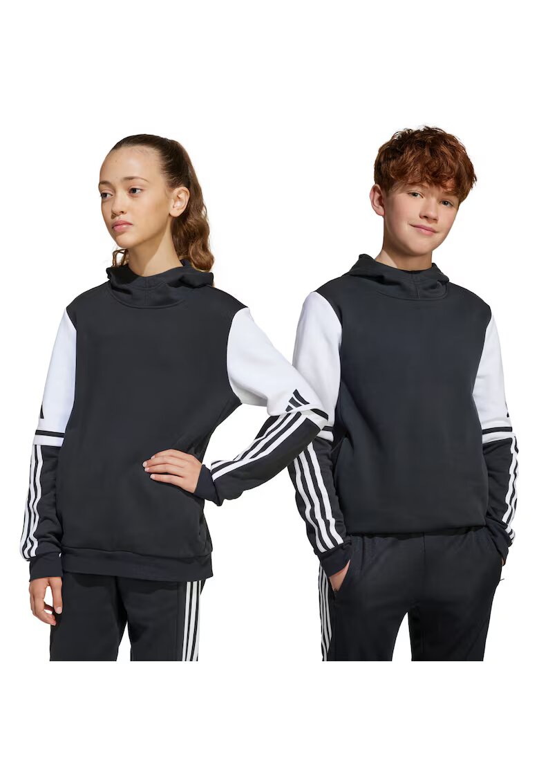 adidas Hanorac copii Squadra 25 - negru - bumbac - cu buzunare cu fermoar