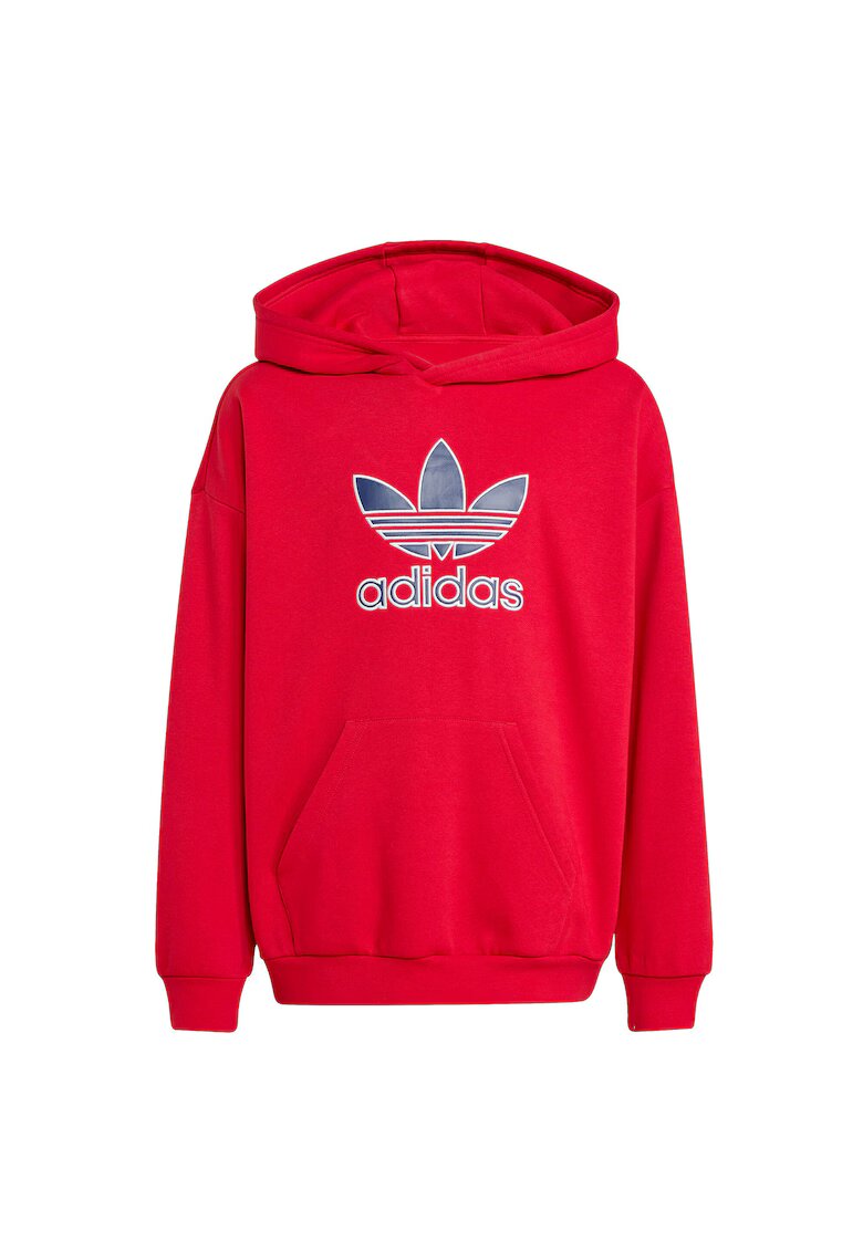 adidas Hanorac cu buzunar kangaroo cu logo regular fit