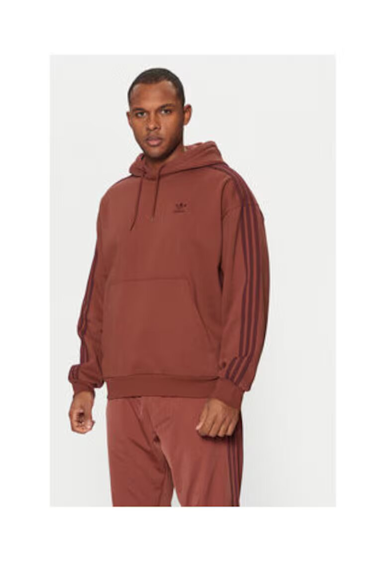 adidas Hanorac din bumbac cu logo mic